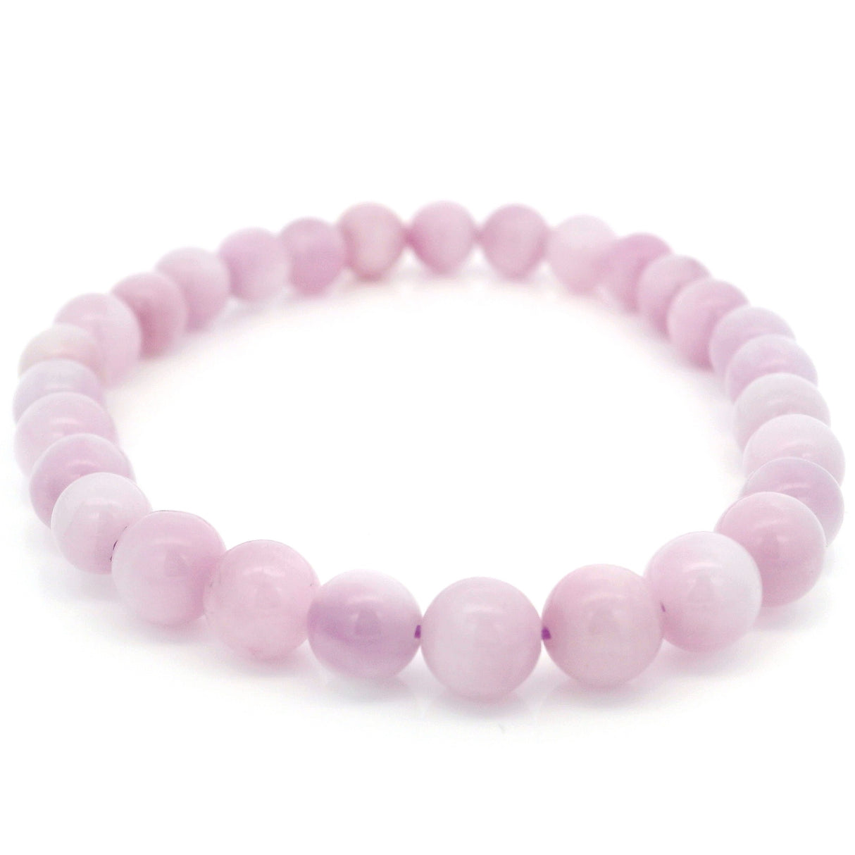 Kunzite Beaded Bracelet - 5.5-6.5 mm Round