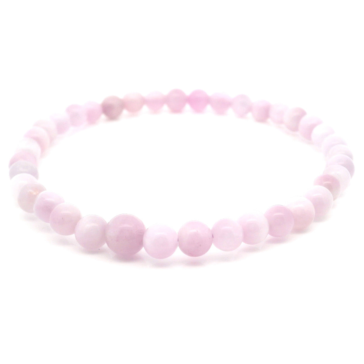 Kunzite Beaded Bracelet - 4.5-5mm Rounds