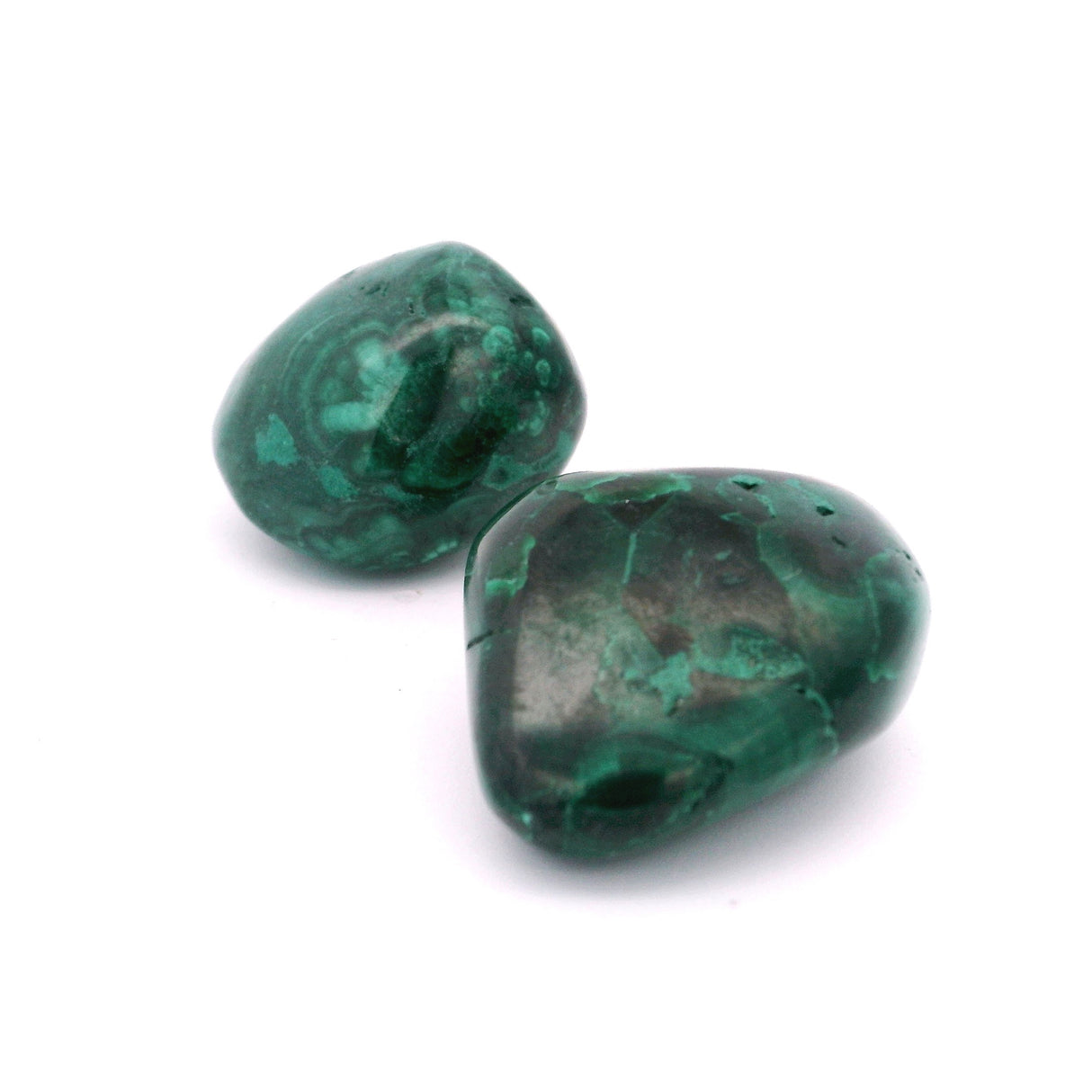 Tumbled Malachite - Deep Green