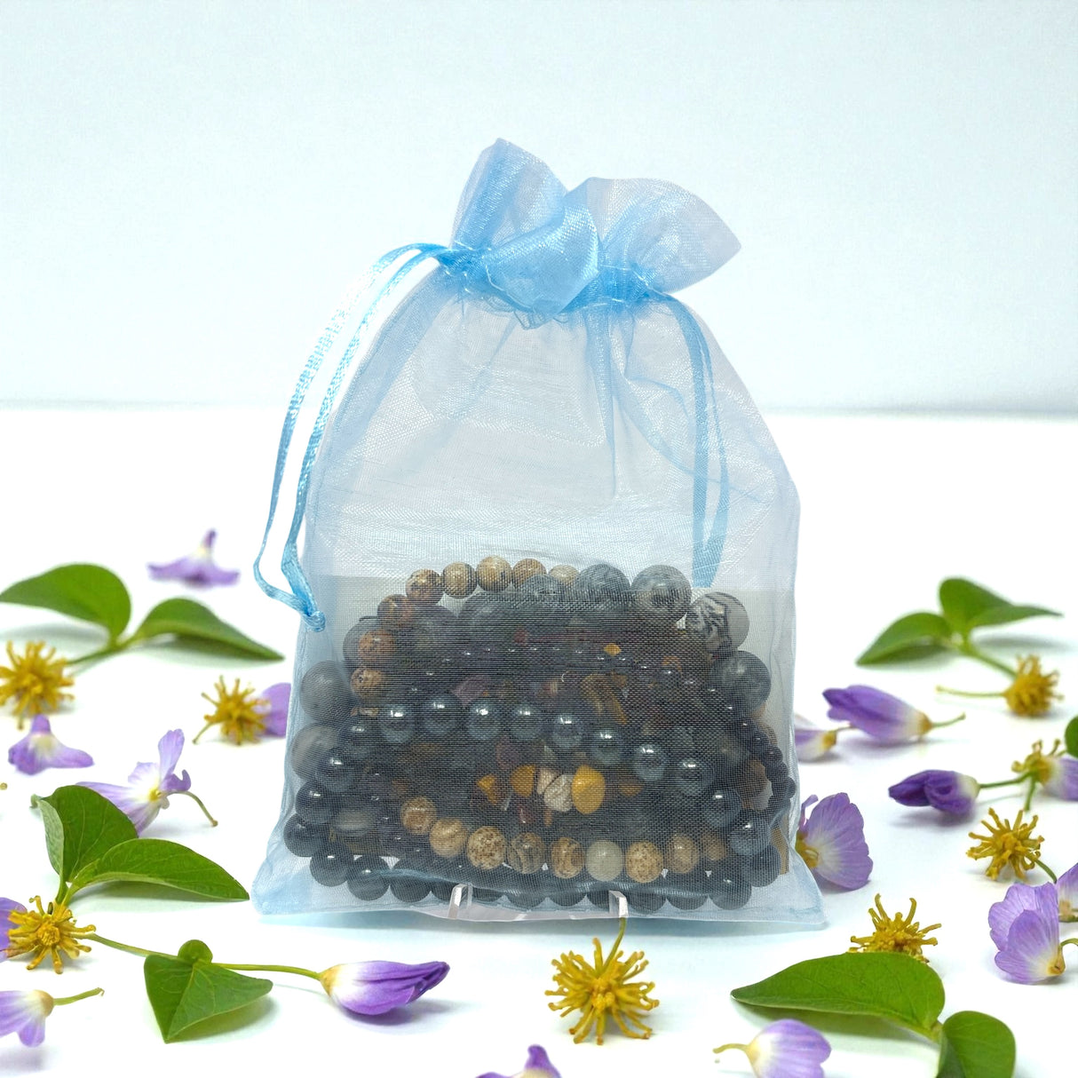 Grounding Intention Beaded Bracelet Set of 5