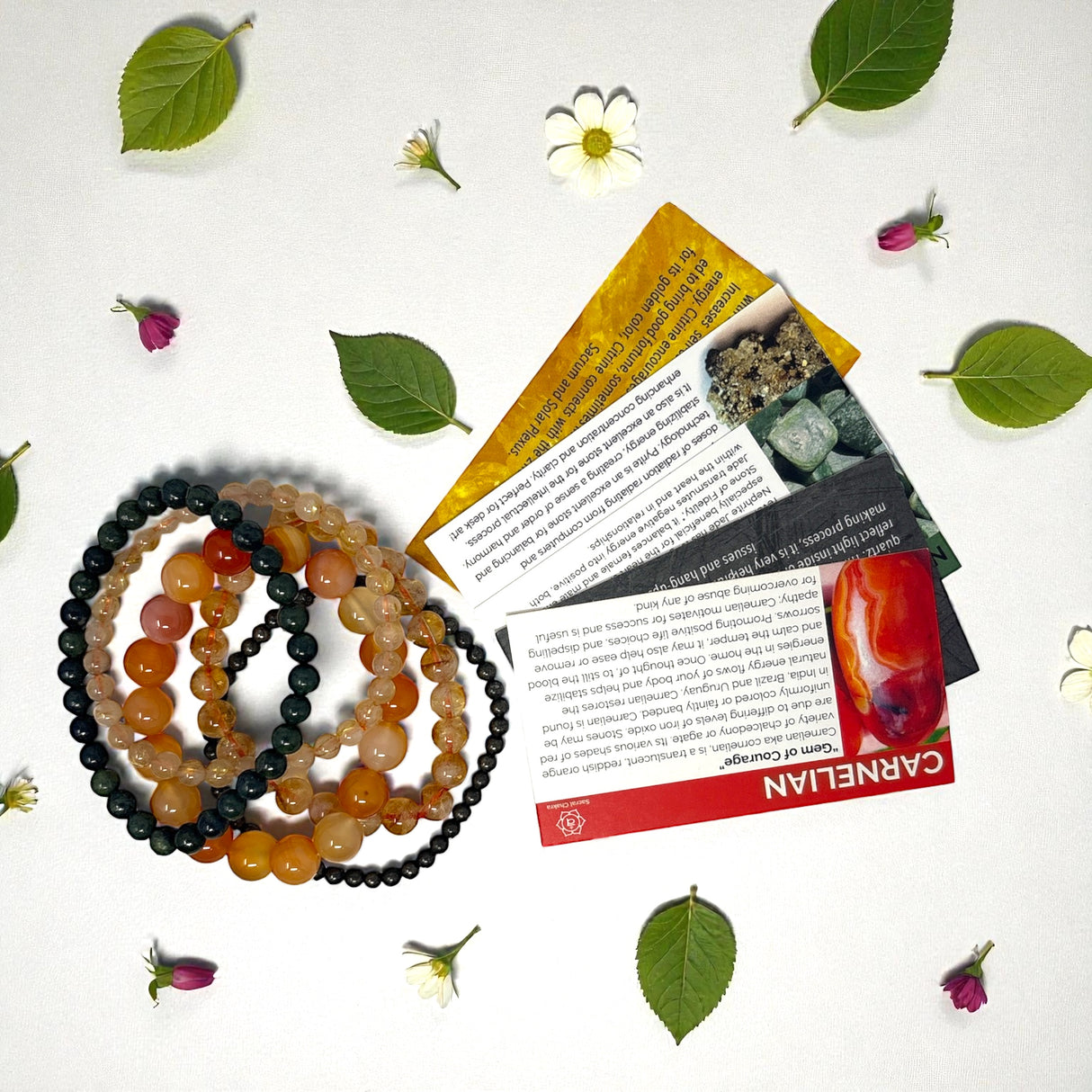 Abundance Intention Beaded Bracelet Set of 5