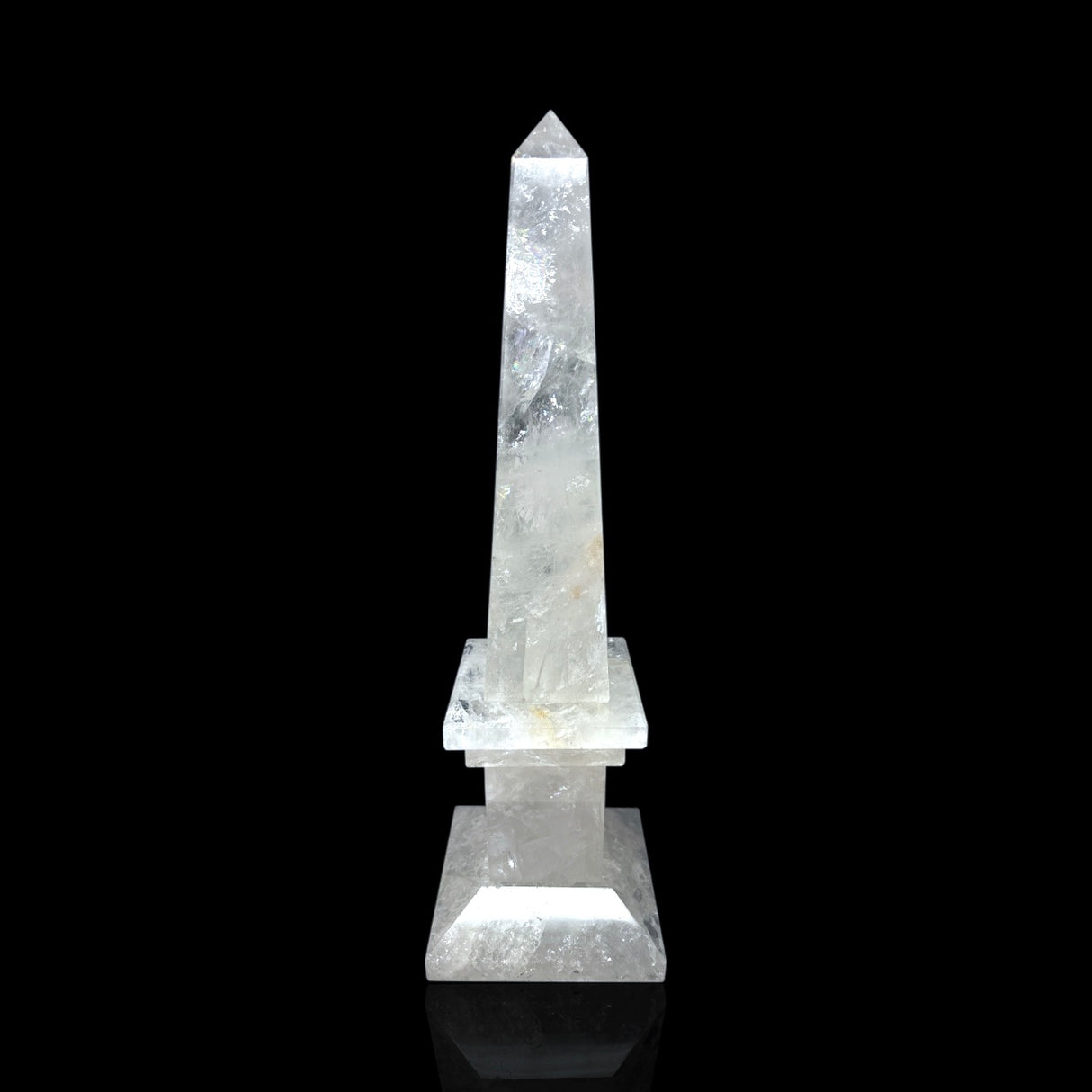 Large Clear Quartz Obelisks
