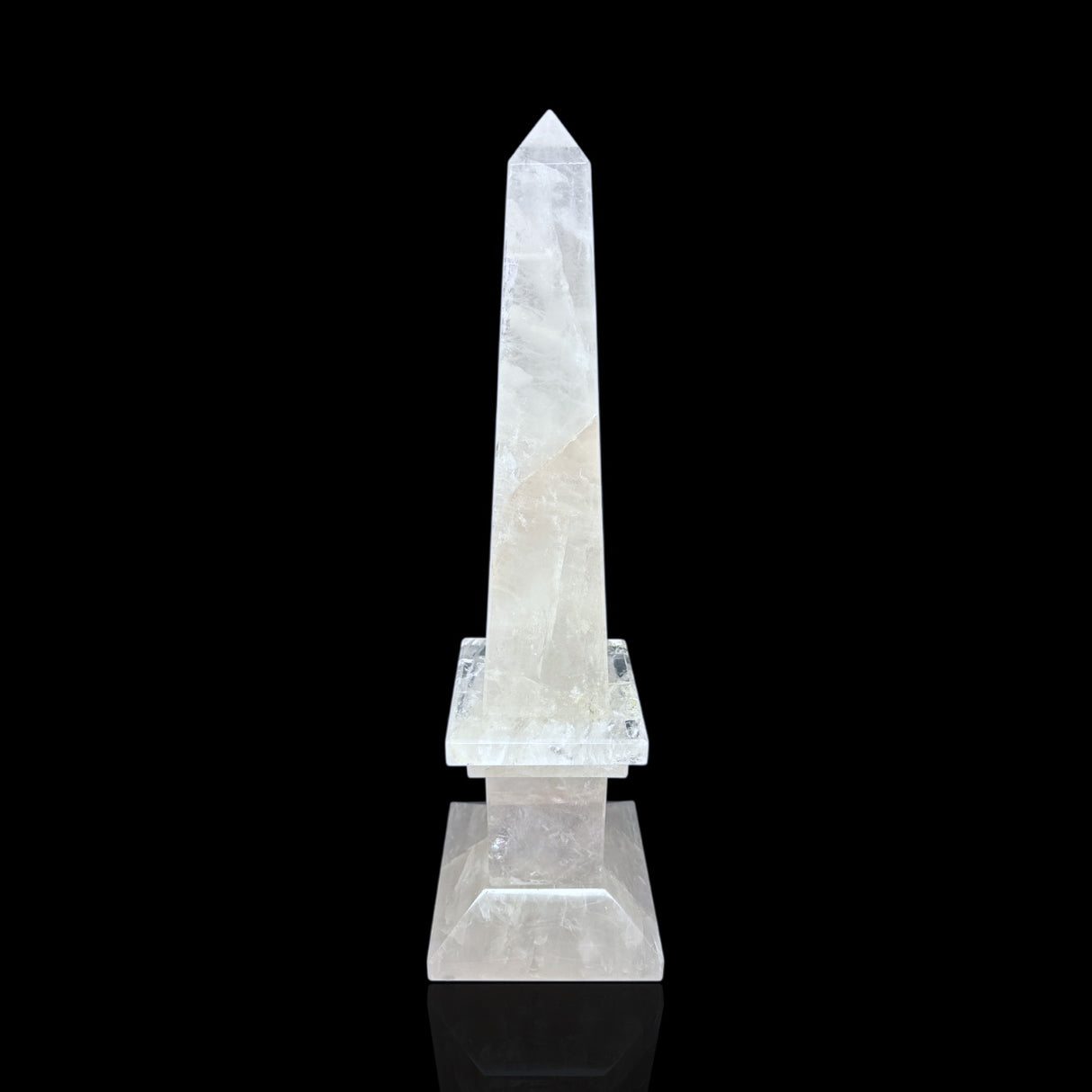 Large Clear Quartz Obelisks