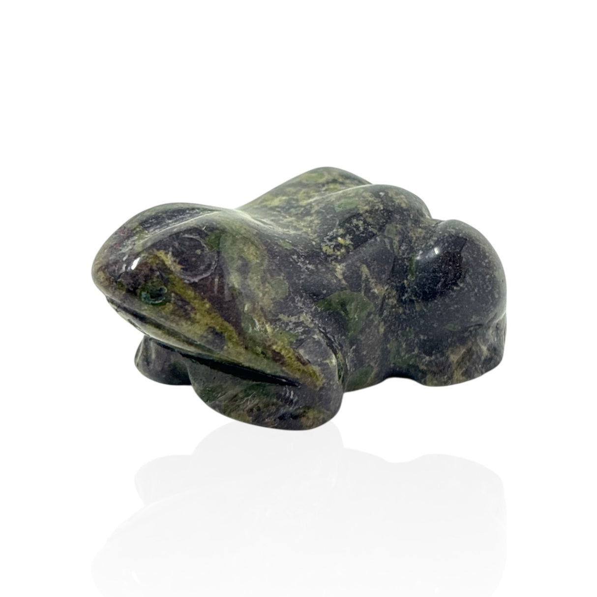 Dragon Bloodstone Frog Carving