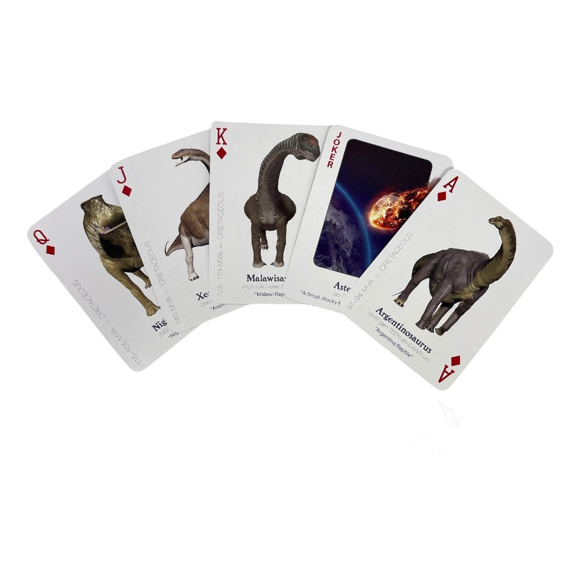 Amazing World of Dinosaurs Playing Cards