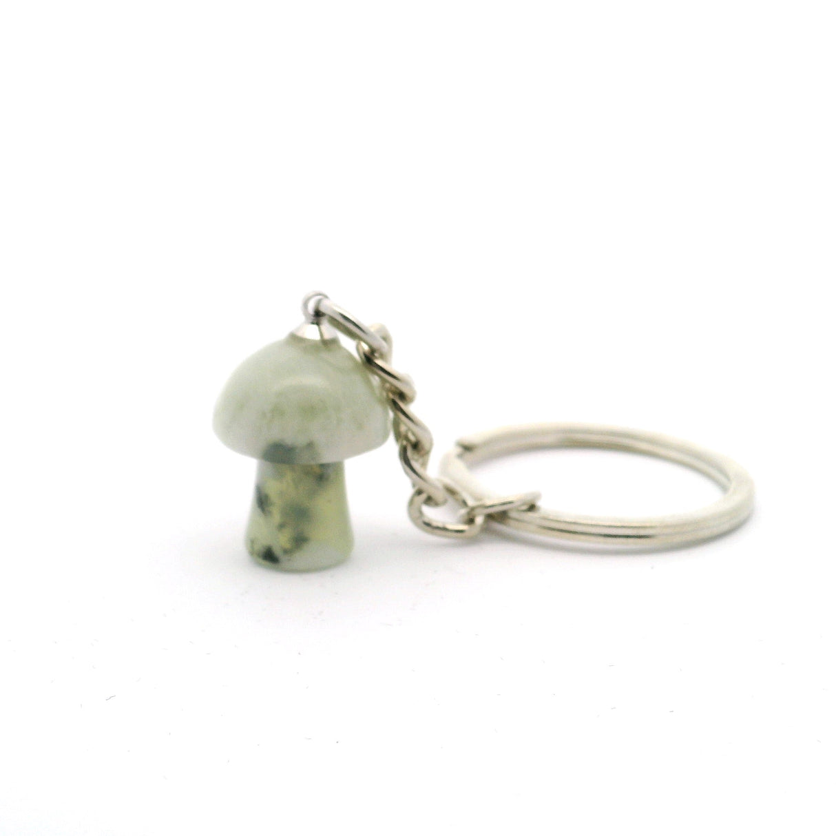 Prehnite Mushroom Keychain