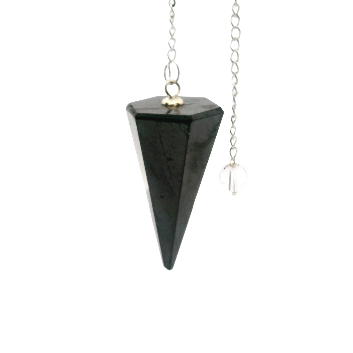 Shungite Pendulum - Faceted Taper
