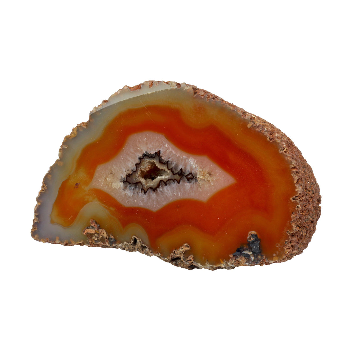 Carnelian Slice -Thick (Medium) on Lucite Stand
