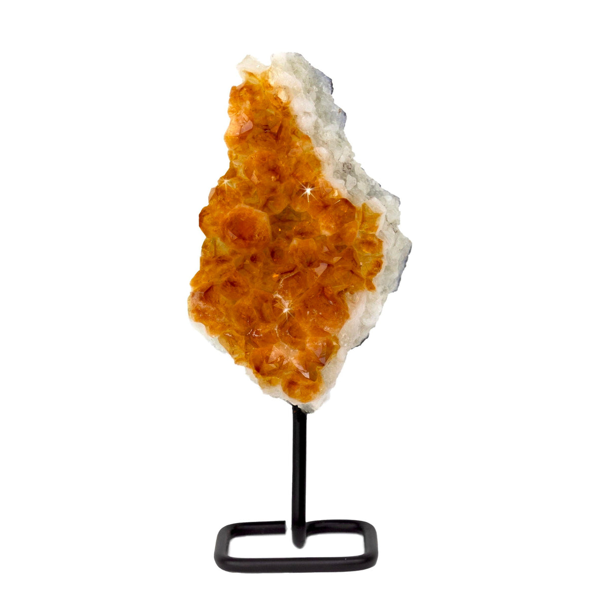 Citrine Crystal Plaque on Post Stand