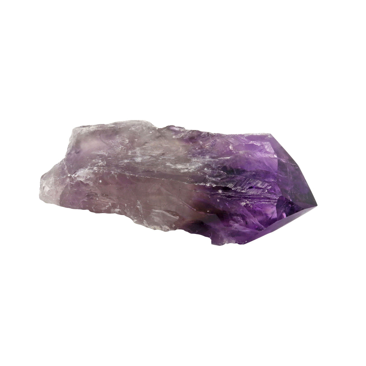 Bahia Amethyst Crystal Point with Phantom Inclusions