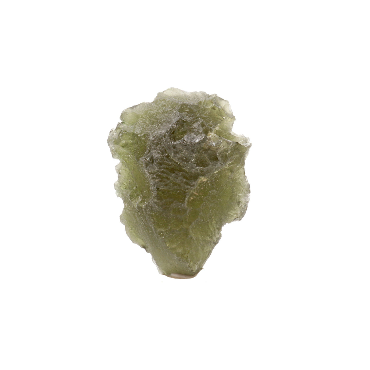 Moldavite Tektite Raw Nugget - in Gel Case