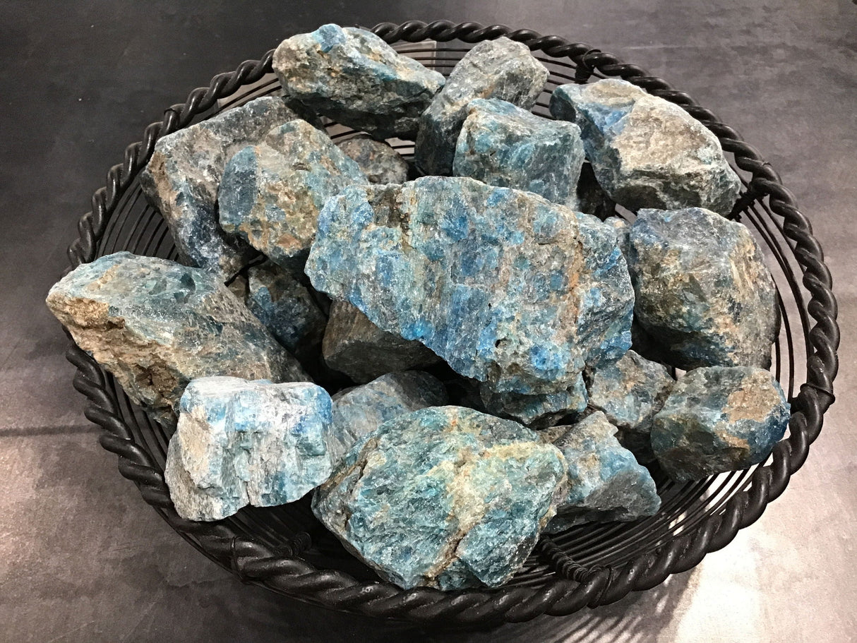Blue Apatite - Rough / Oz