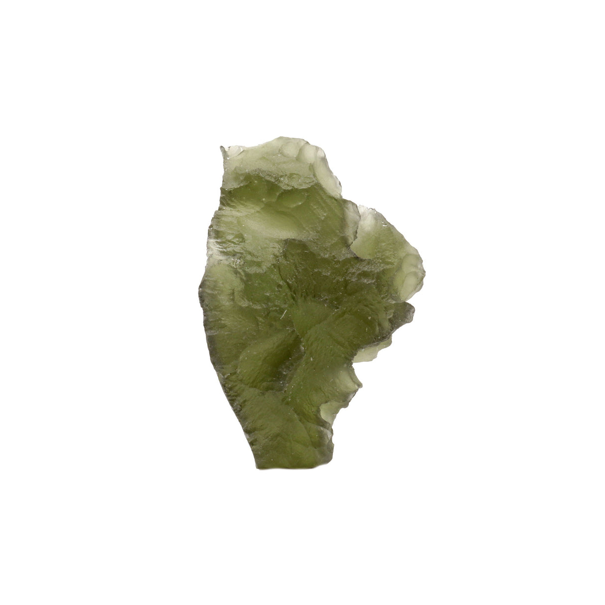Moldavite Tektite Raw Nugget -in Gel Case