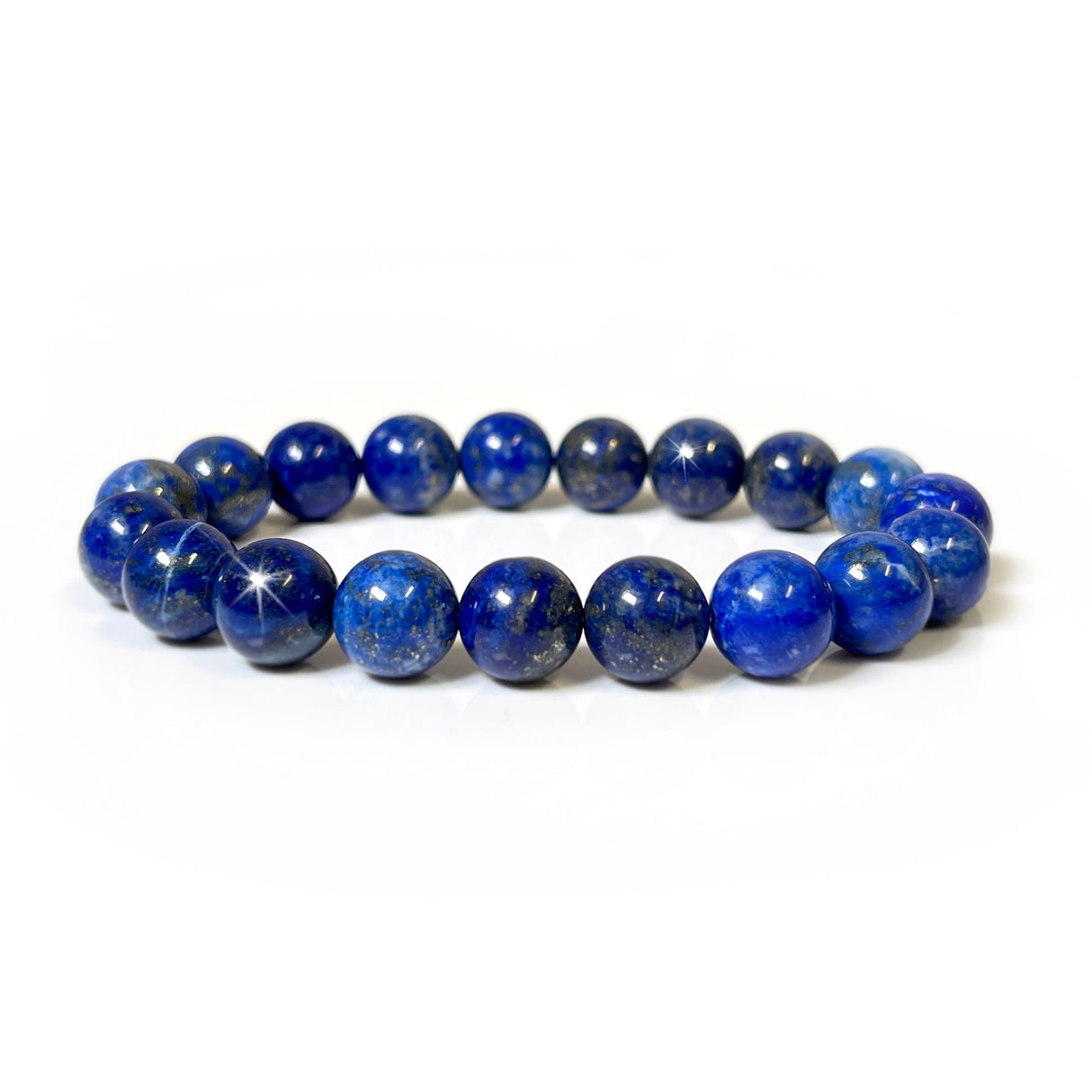 Lapis Lazuli 10mm Beaded Bracelet