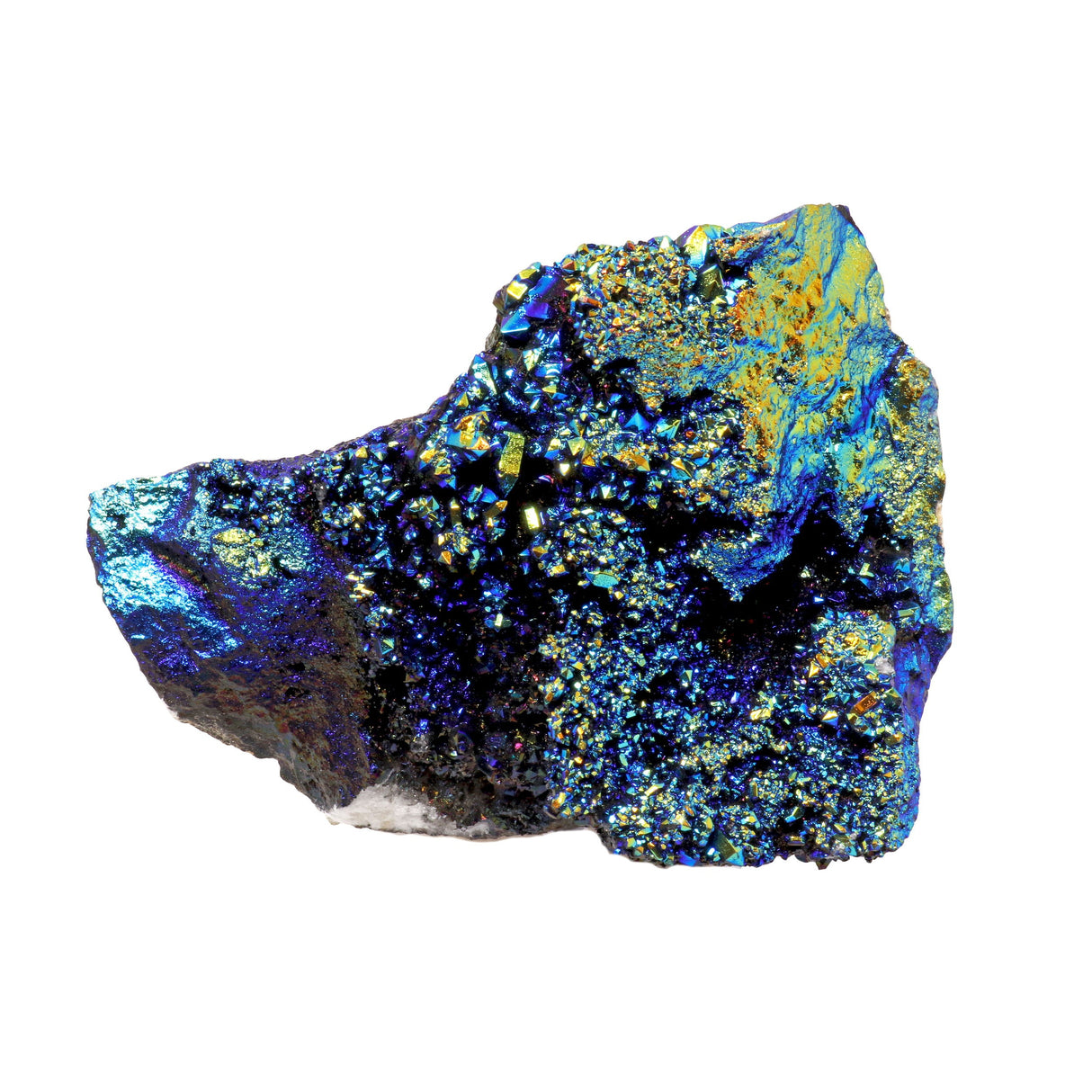 Black Titanium Coated Moroccan Geode - Medium