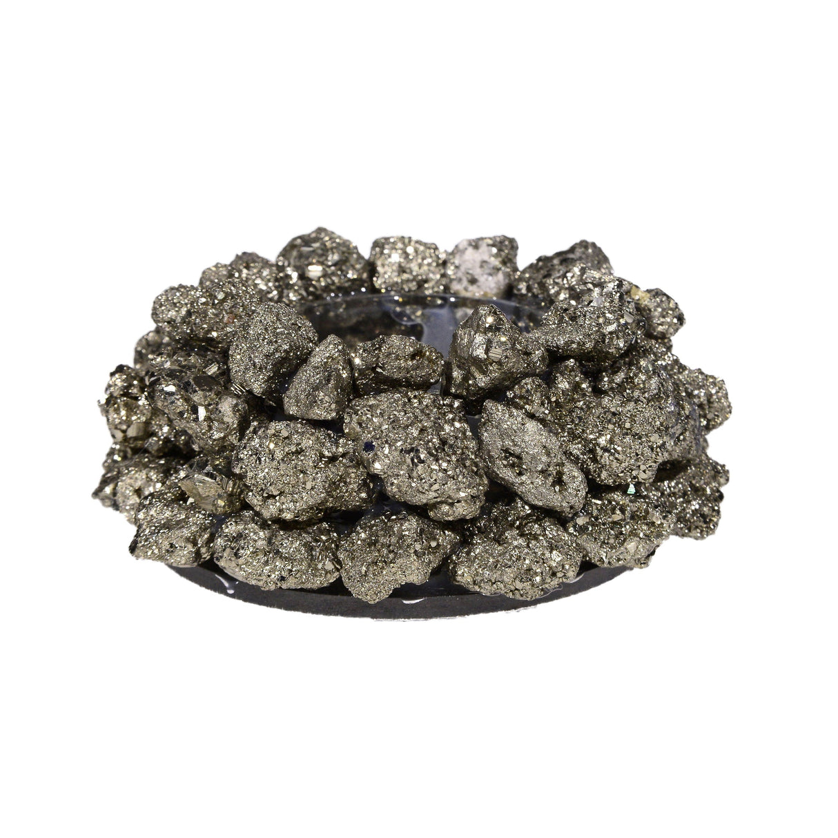 Peruvian Pyrite Candle Holder