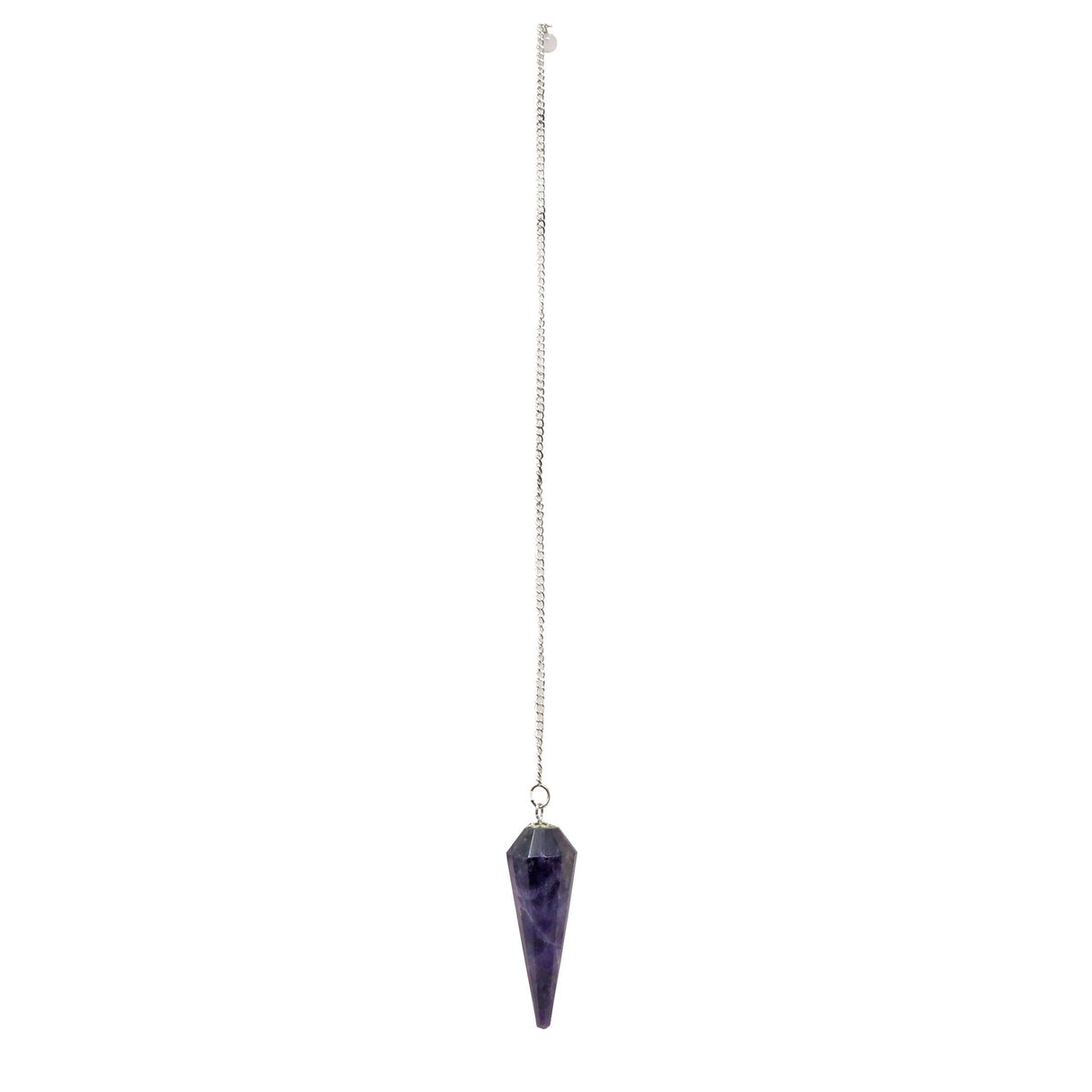 Chevron Amethyst Pendulum