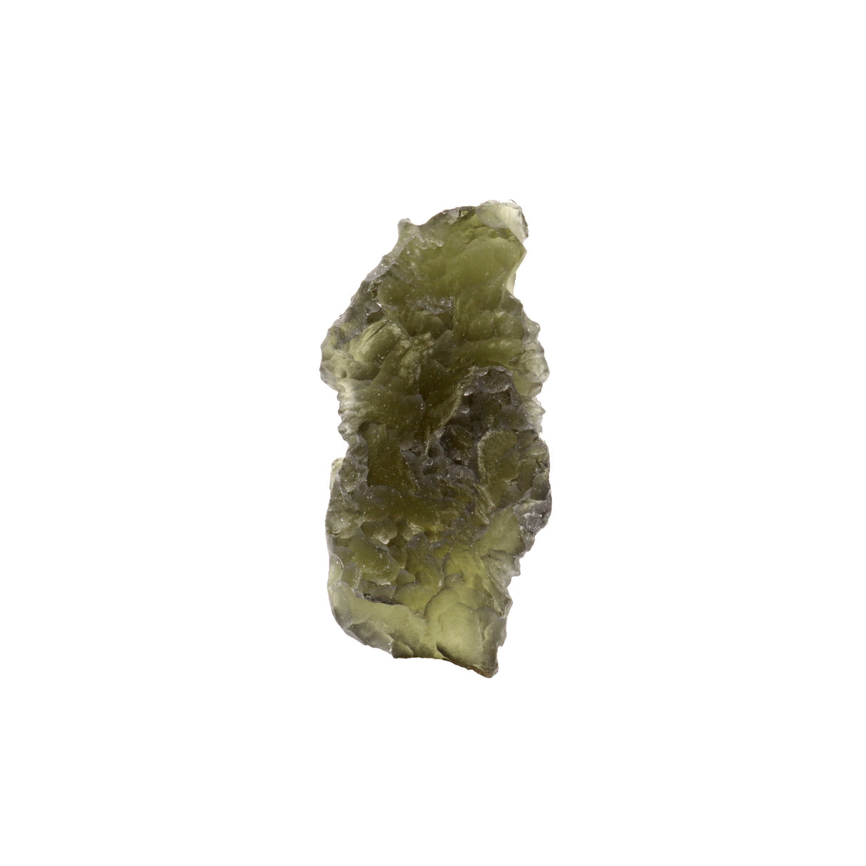 Moldavite Tektite Raw Nugget with Gel Case