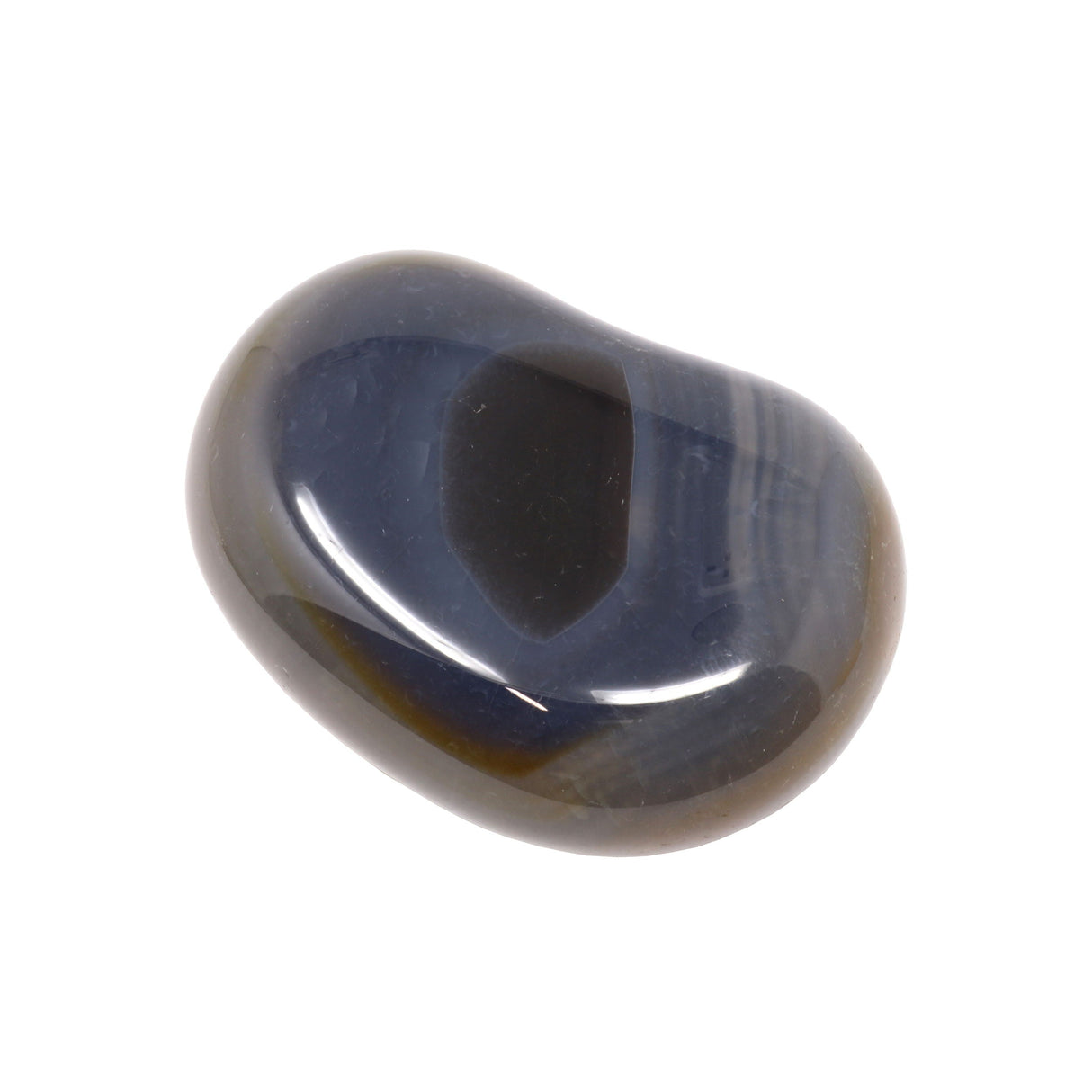 Agate Palm Stone - Royal Blue