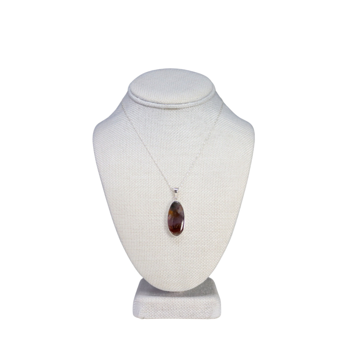 Auralite 23 Pendant - Simple Bezel Set Freeform with Strong Cacoxanite Inclusions