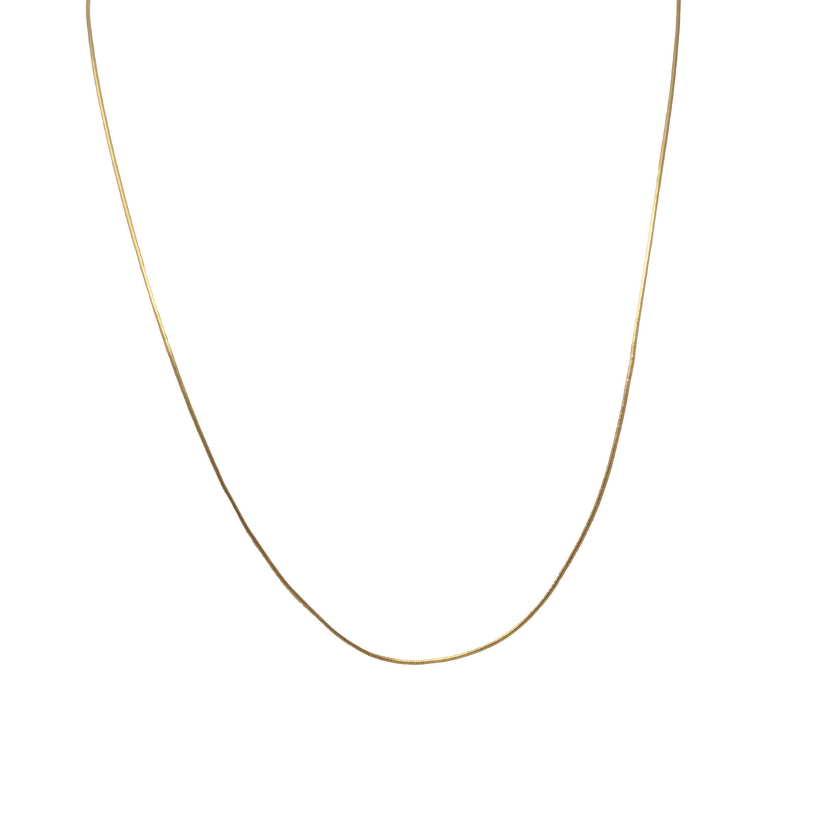 22" Adjustable Gold Overlay Snake Chain