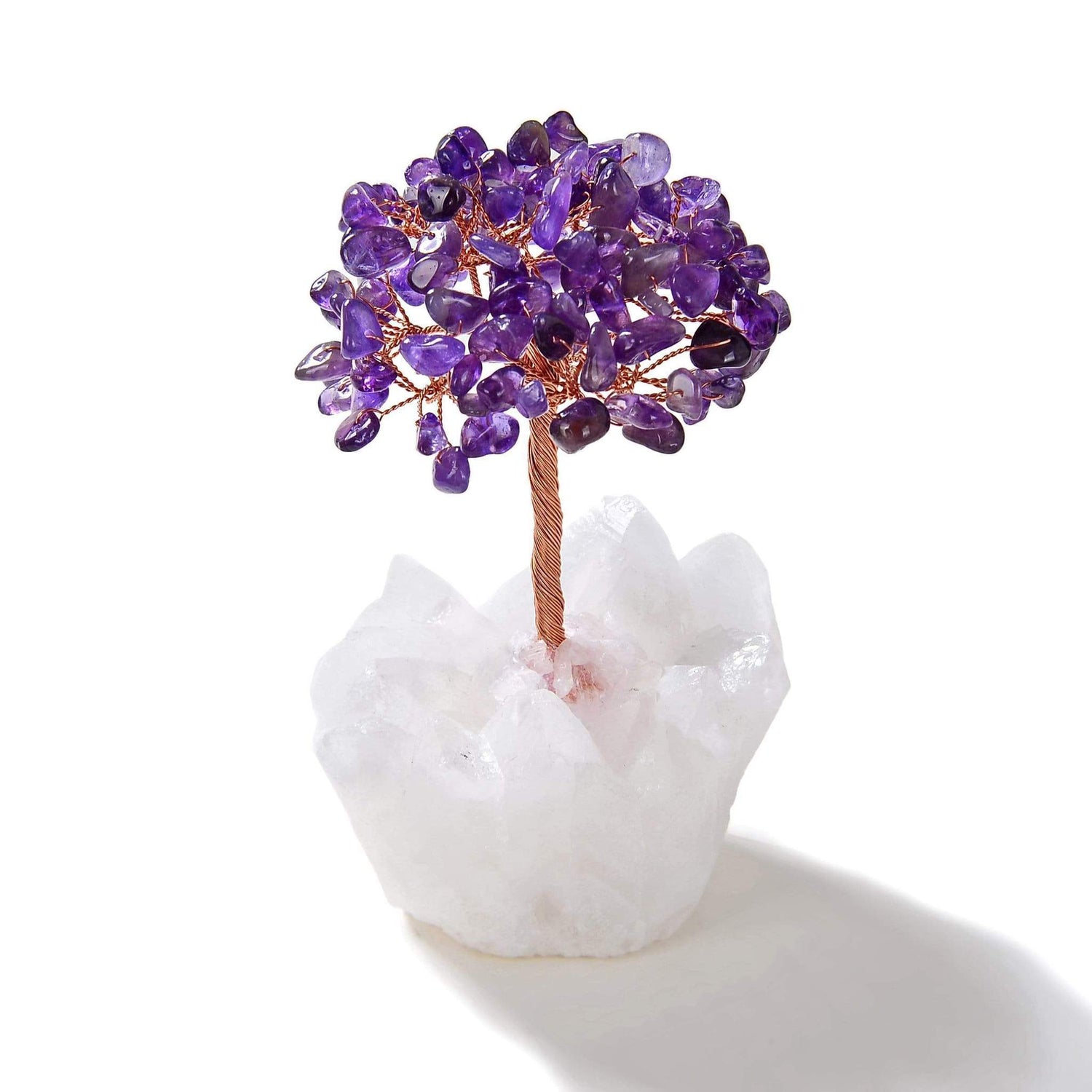 Beaded Gemstone Crystal Tree