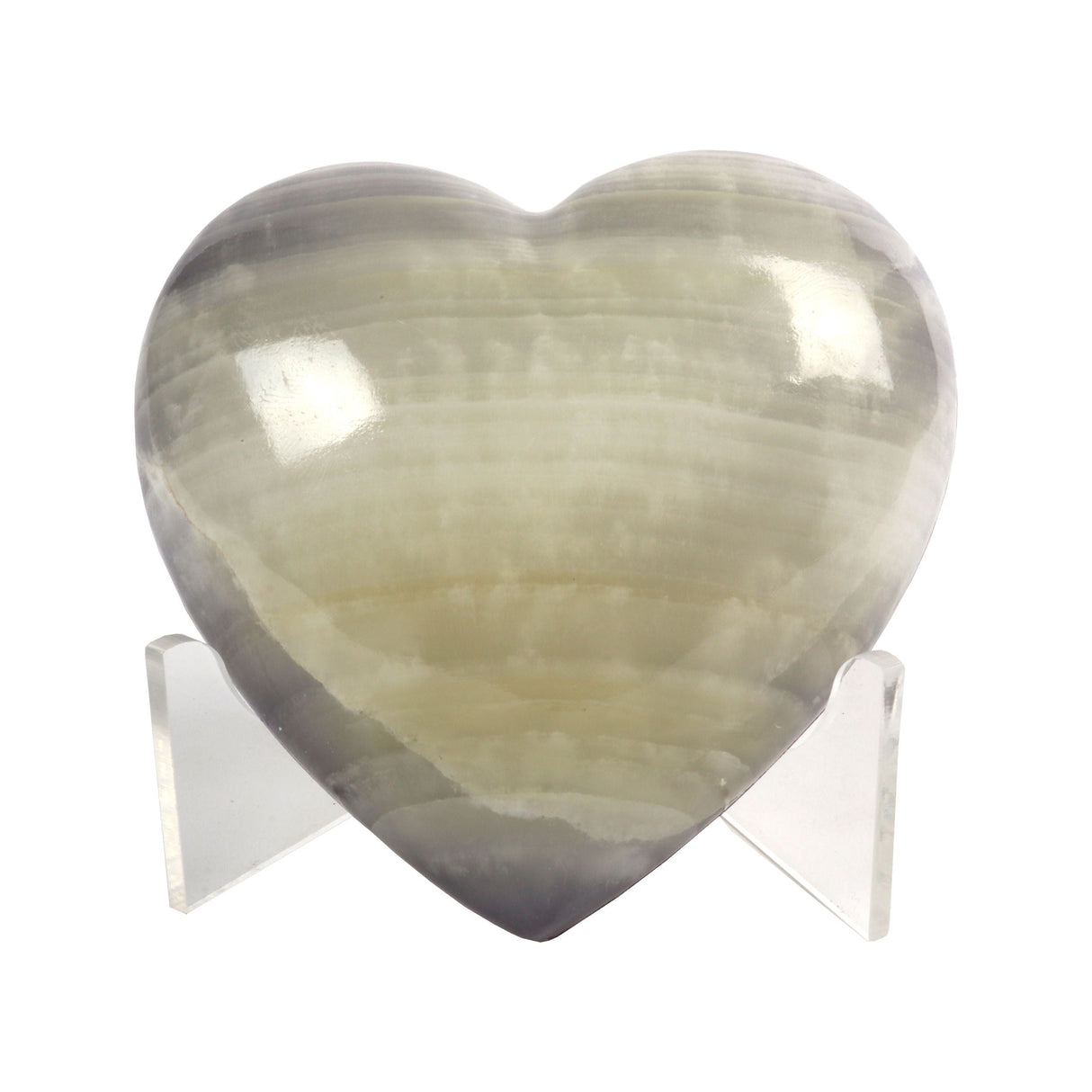 Onyx Heart Dyed Purple Adhesive