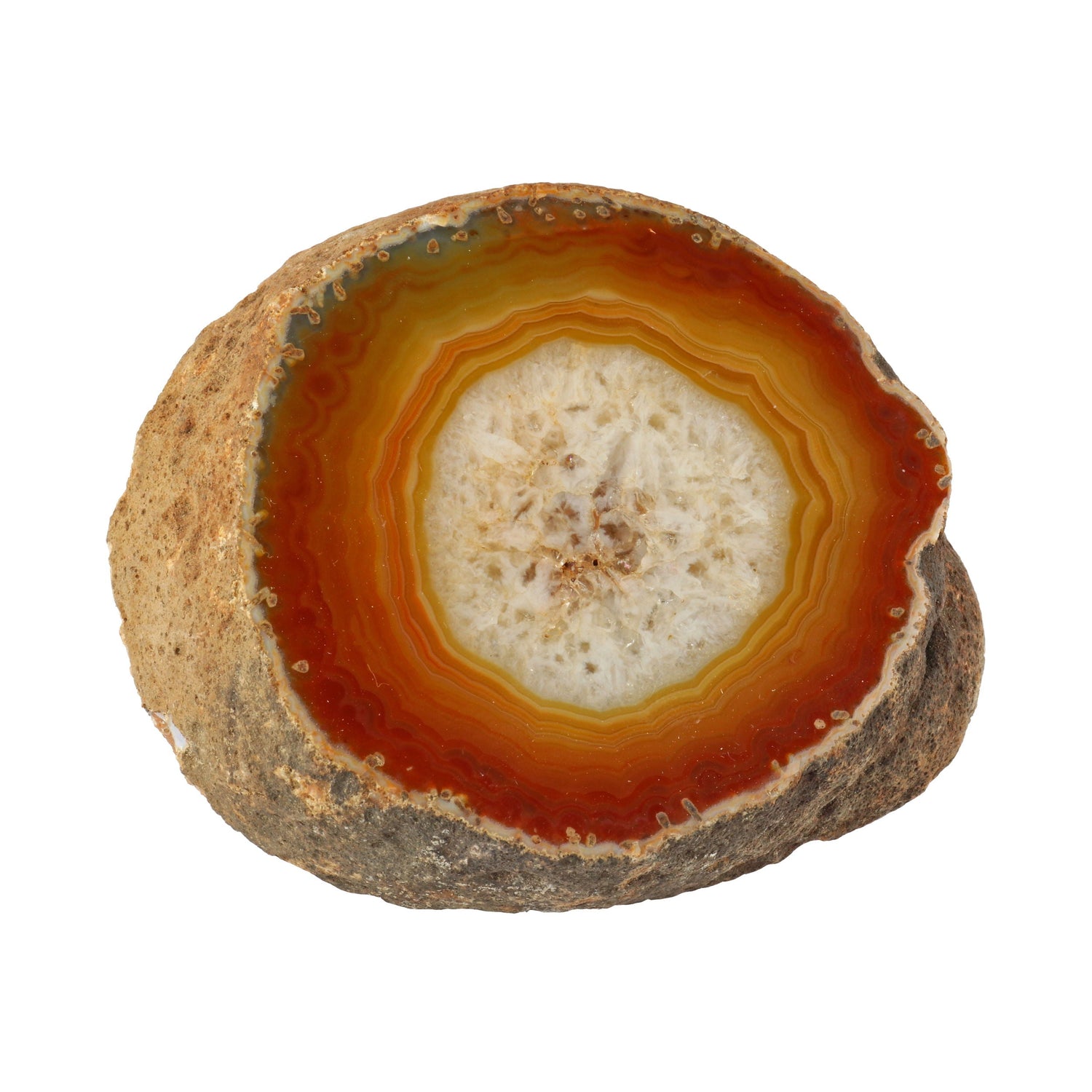 Carnelian Slice -Thick (Medium) on Lucite Stand