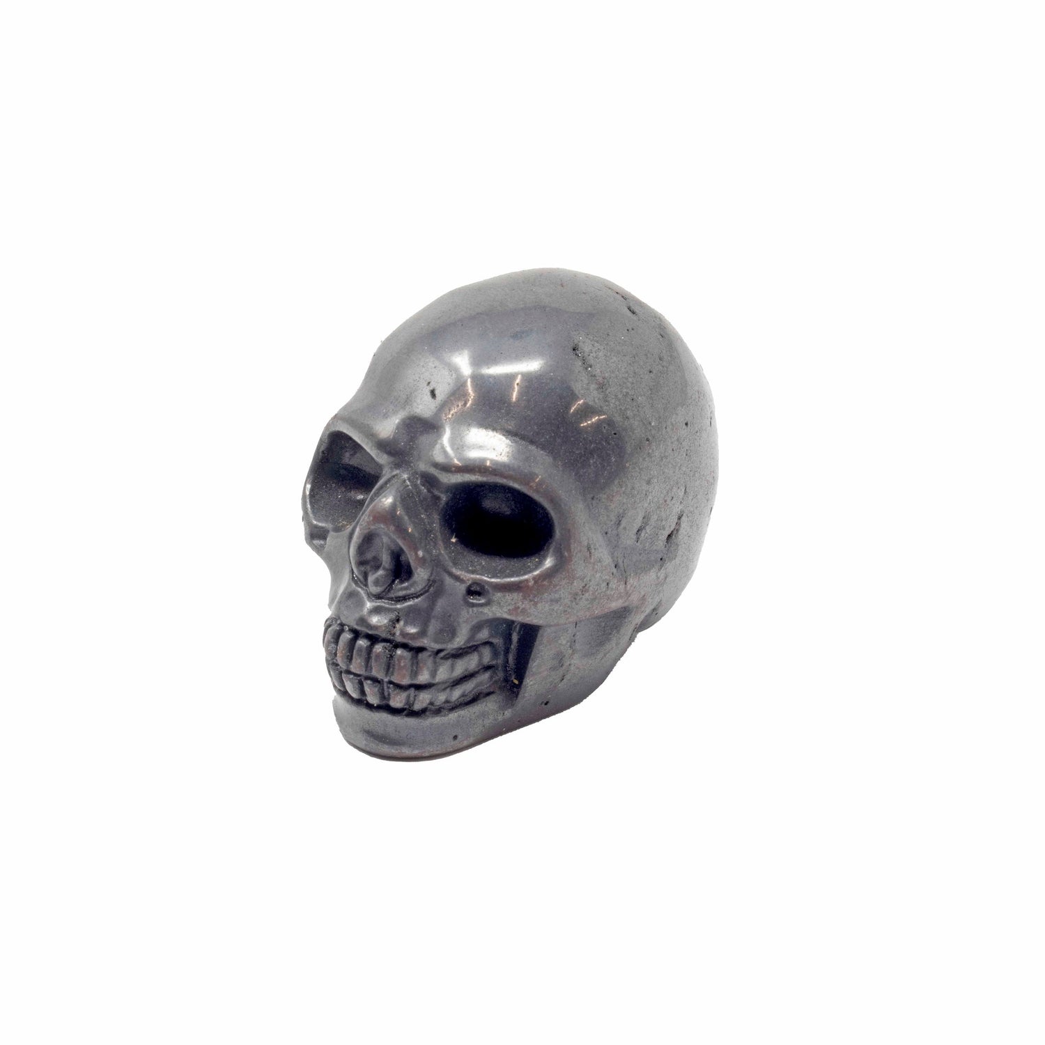 Hematite Skull Carving