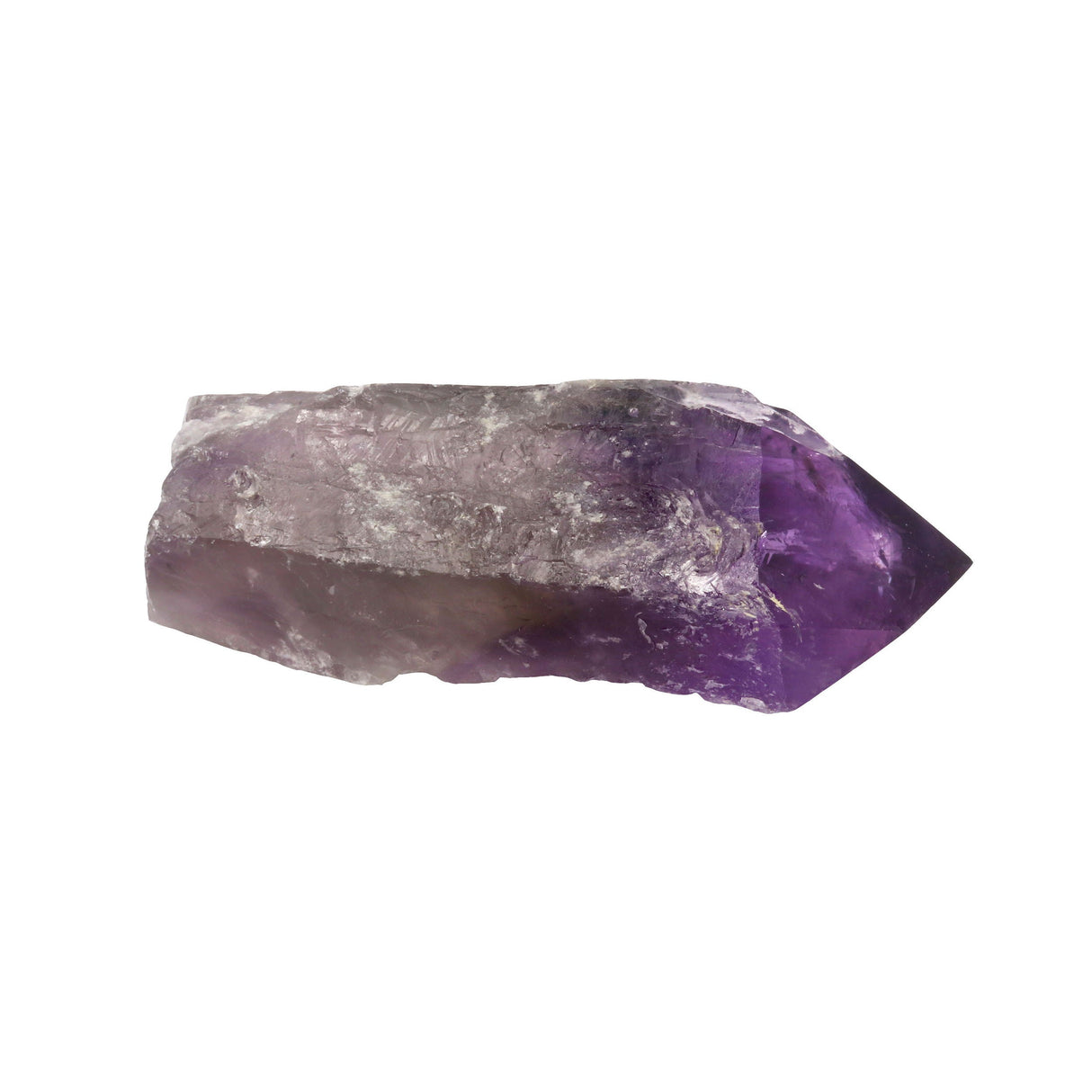 Bahia Amethyst Crystal Point with Phantom Inclusions