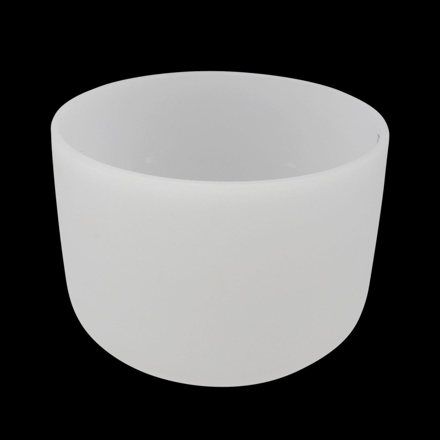 12" Frosted Quartz Sound Bowl - G Note - Aligns Throat Chakra