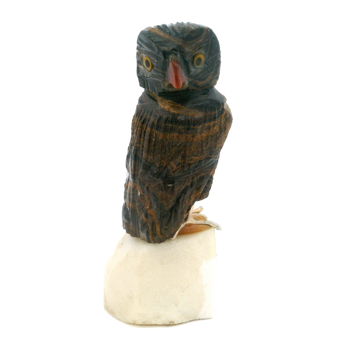 Tigers Eye Mini Bird Carving