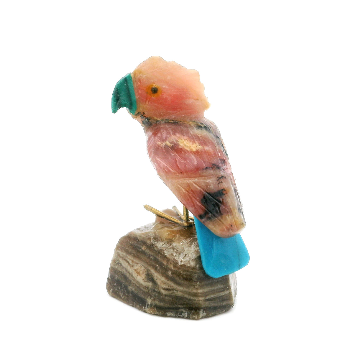 Rhodonite Mini Bird Carving