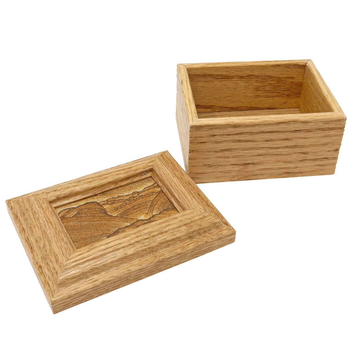 Desert Sandstone Wooden Box - Small