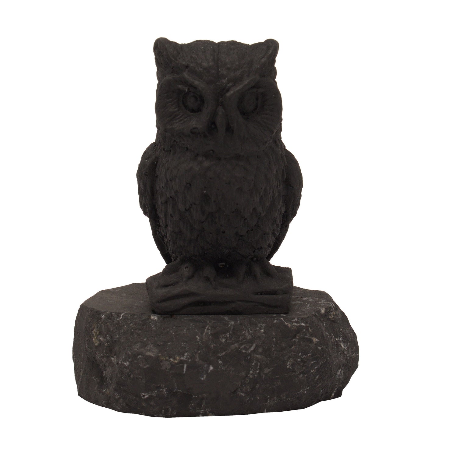 Shungite Figurine - Barn Owl