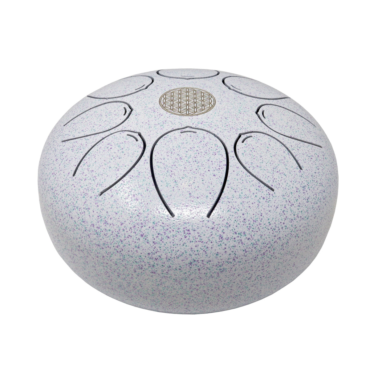 20cm Pentatonic Steel Singing Drum - Metal White