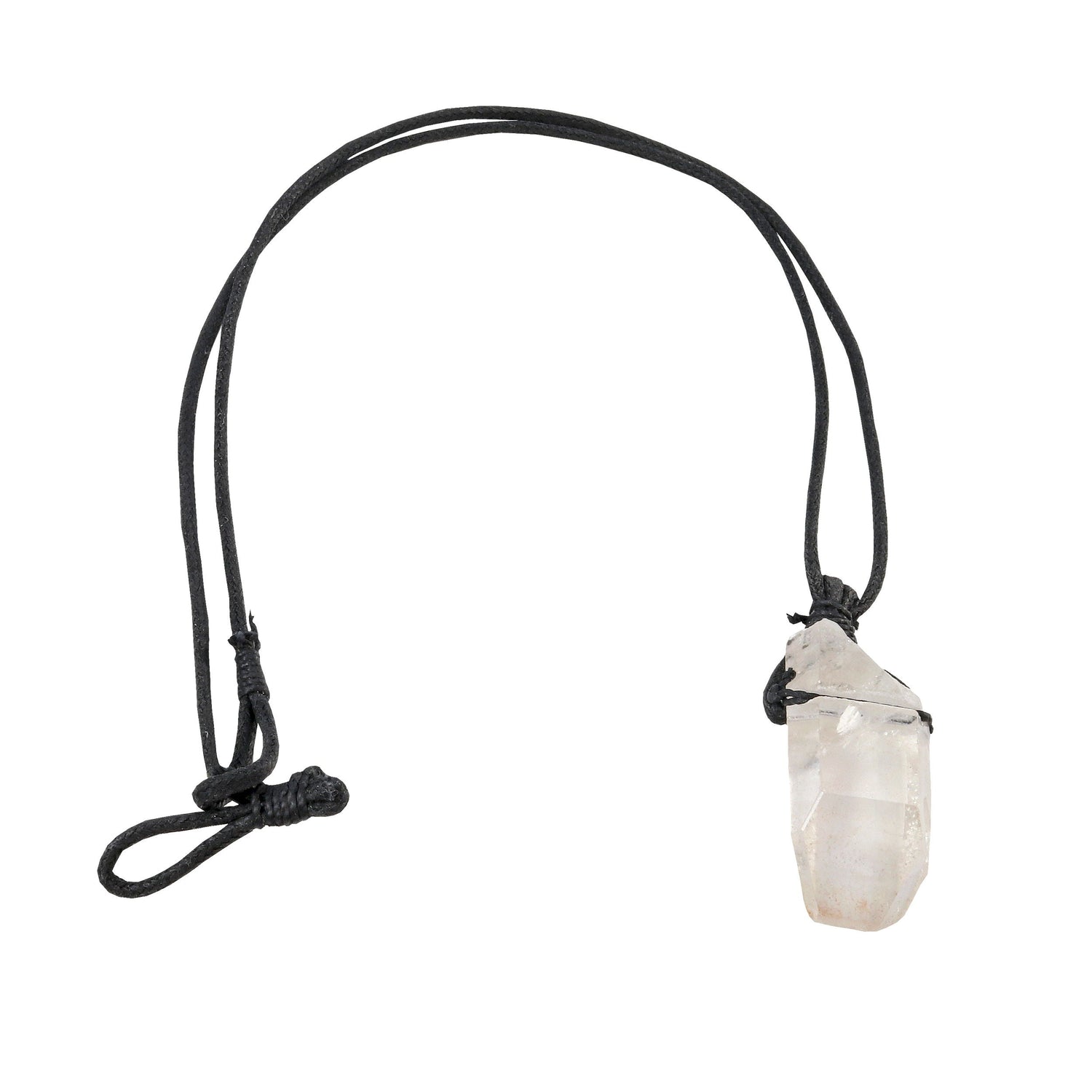 Quartz Point Necklace on Cord