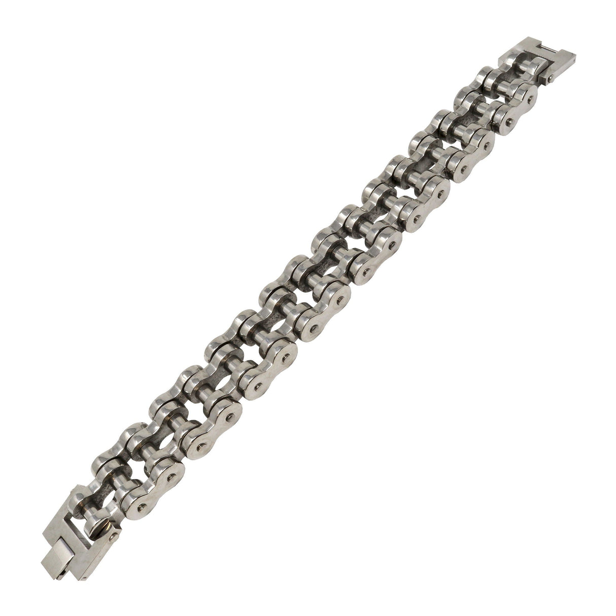 Stainless Steel Bike Chain Bracelet - Large