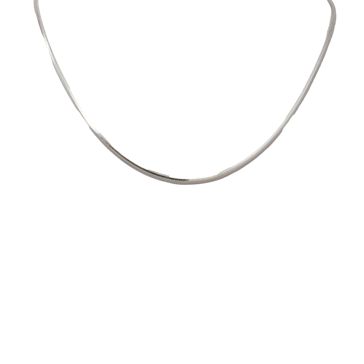 16" 8 Sided Snake Chain 925 Sterling Silver 1.6mm