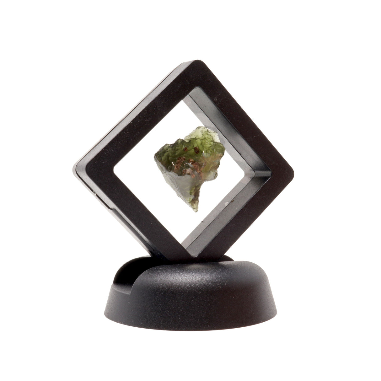 Moldavite Tektite Raw Nugget - in Gel Case