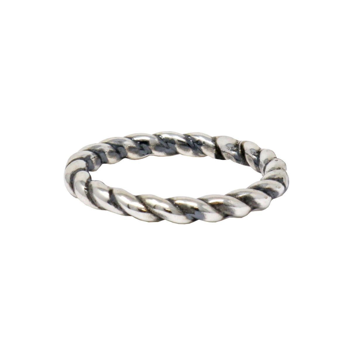 Silver Rope Ring