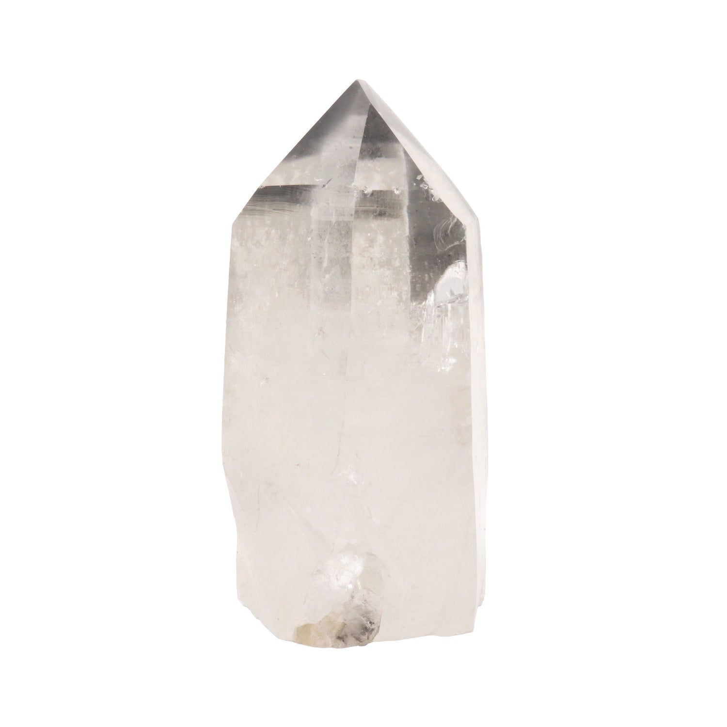 Quartz Point - Cut Base with Unpolished Sides and Lodolite Phantom