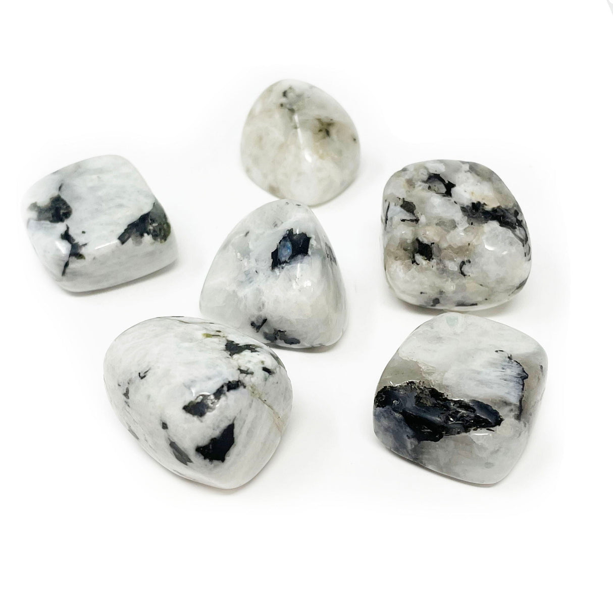 Tumbled Rainbow Moonstone From India (Singles)