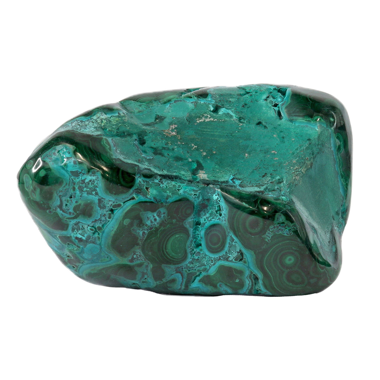 Chrysocolla Malachite Polished - Medium