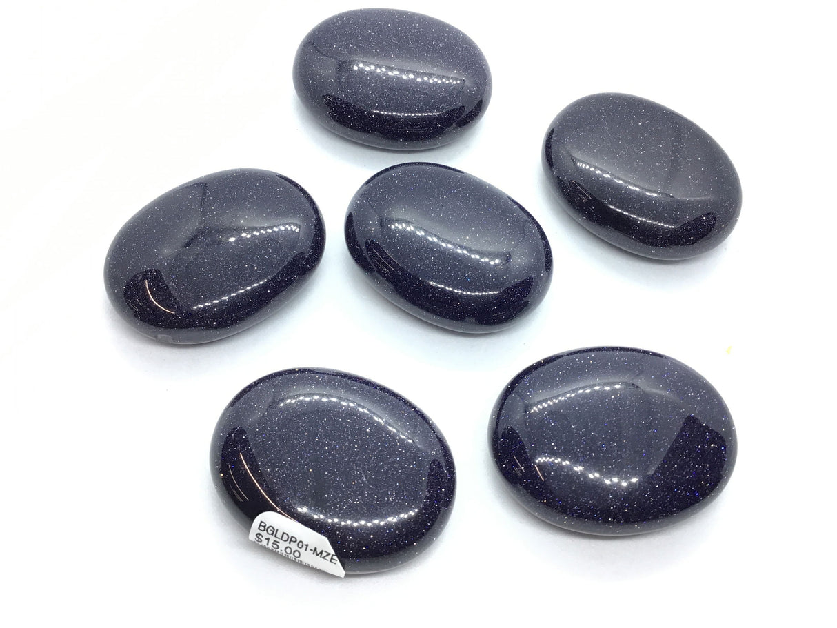 View of Blue Goldstone Pillow