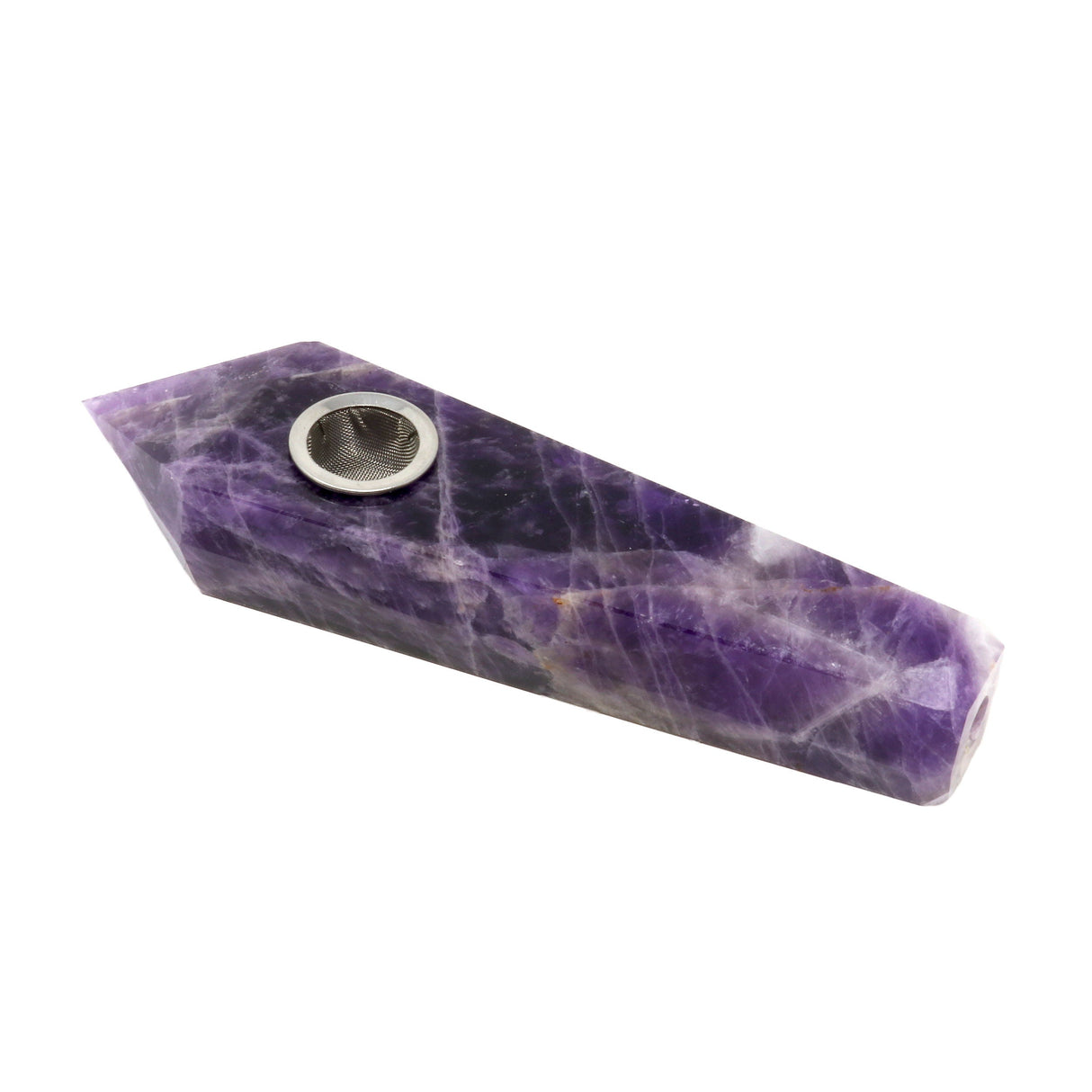 Chevron Amethyst Pipe