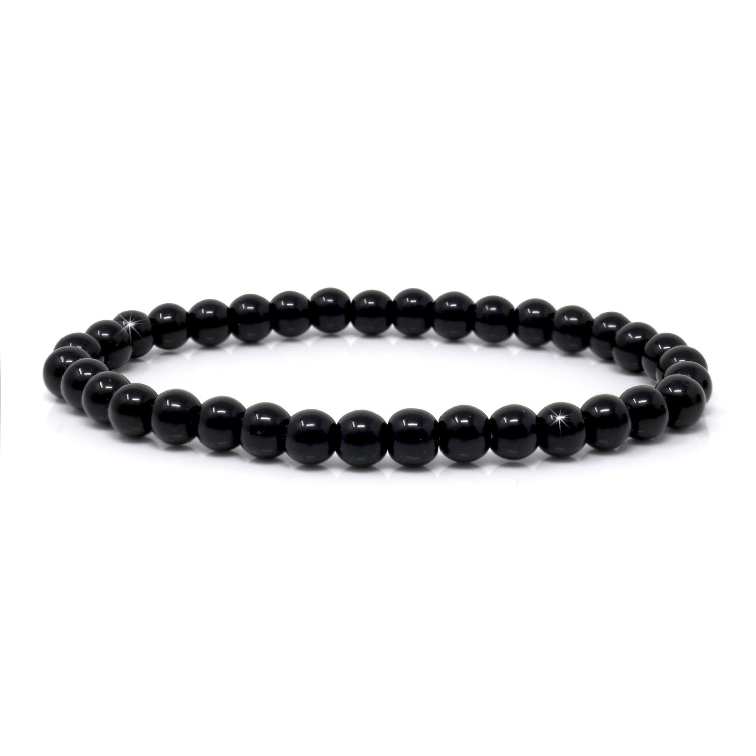 Obsidian Beaded Bracelet 6mm Rounds