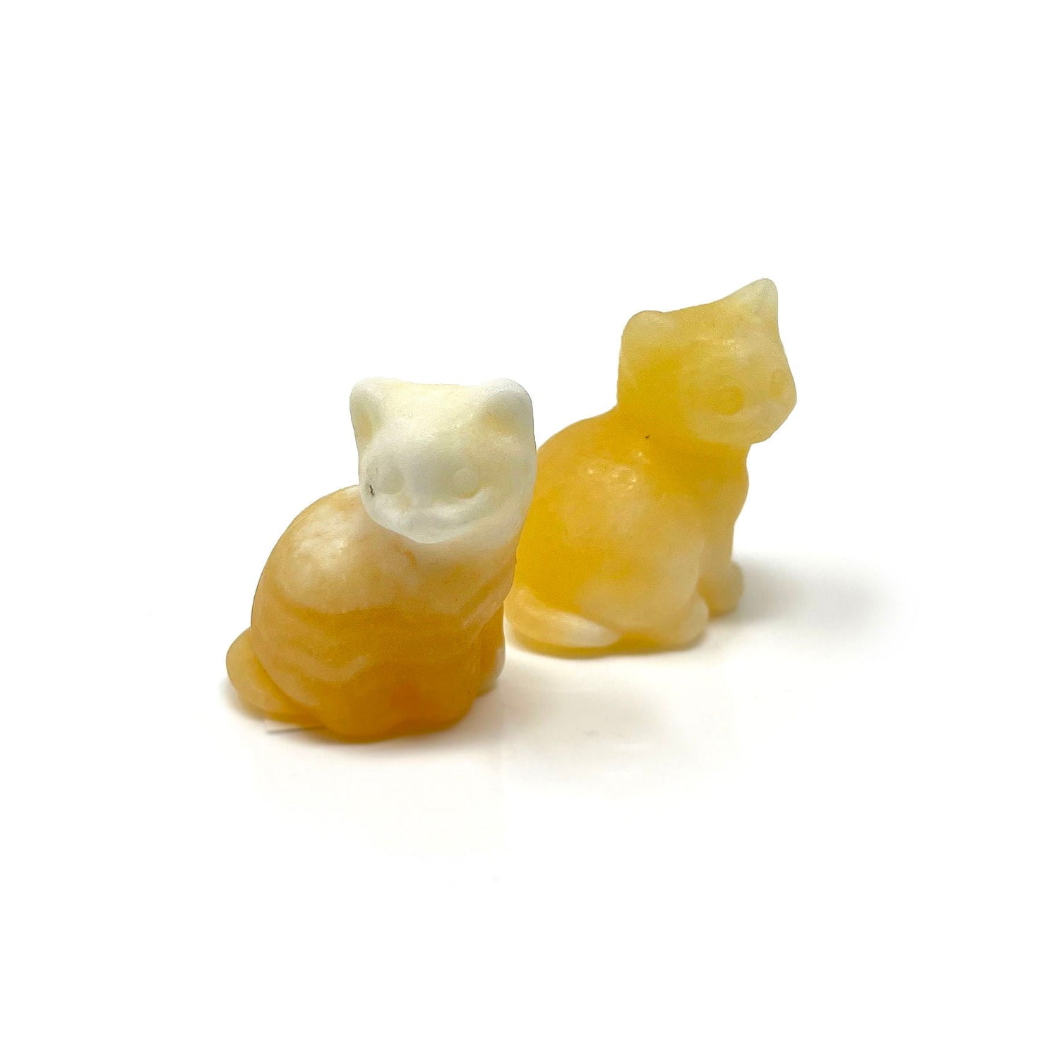 Meil Onyx Sitting Cat Carving - Sold in Singles