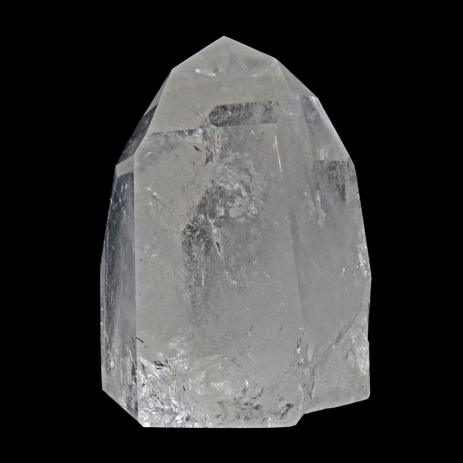 Quartz Point -Cut Base & Resurfaced