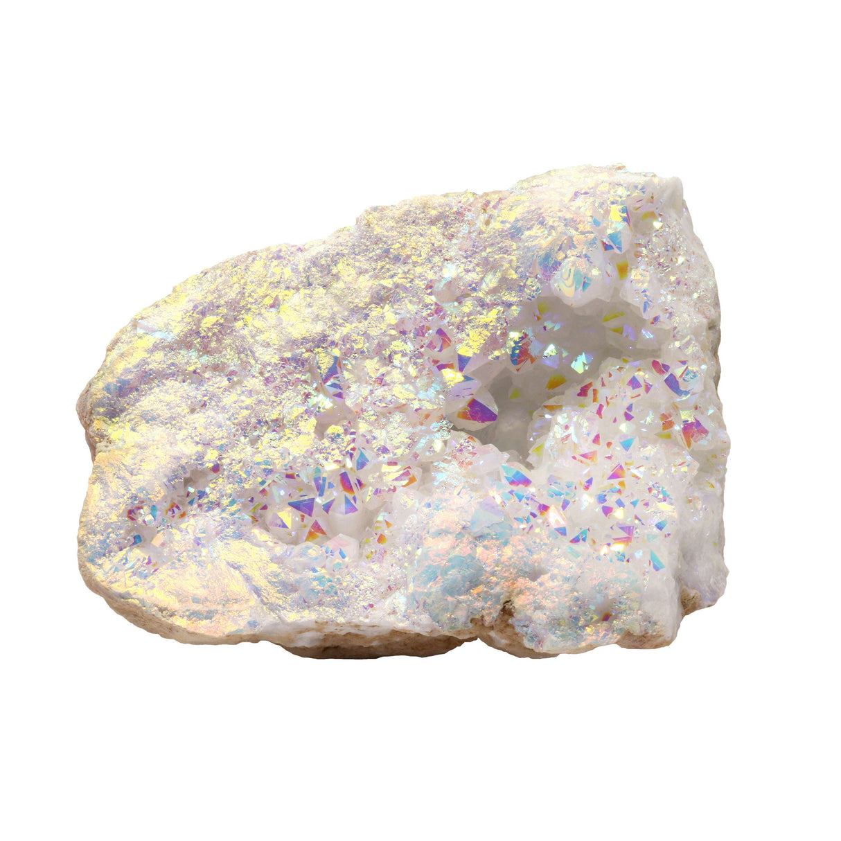 Silicon Oxide Druze Cluster Large- Angel Aura Druze